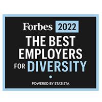 Forbes 2022 Best Employers for Diversity logo